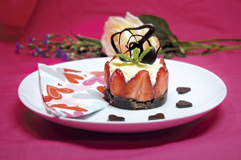 A decadent dessert for your valentine