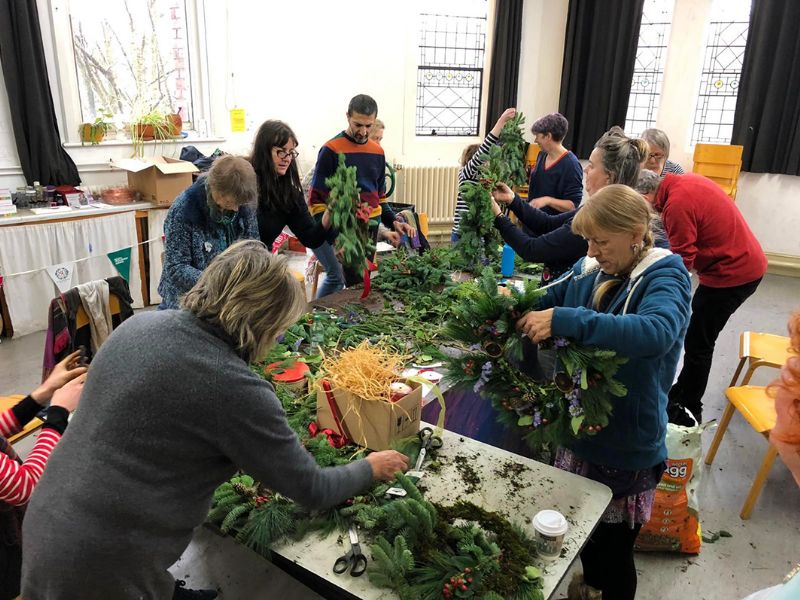 Last year saw participants learn how to make wreaths