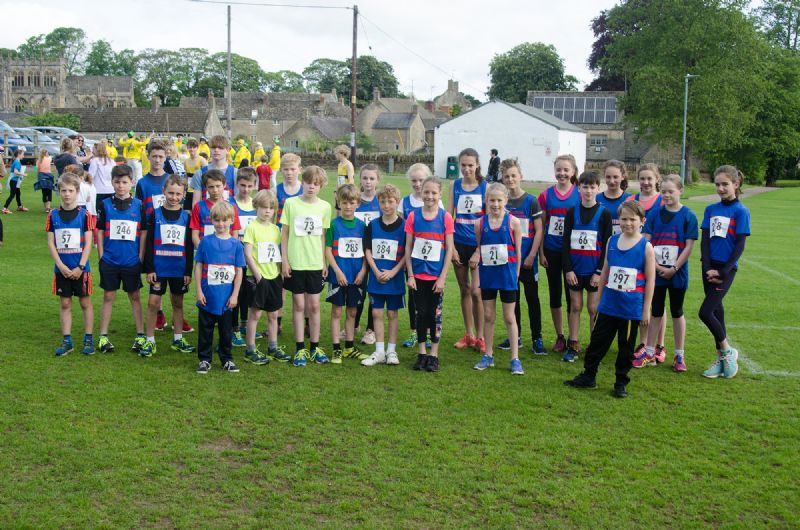 Bourton Roadrunners had 25 competitors at the Northleach Fun Run