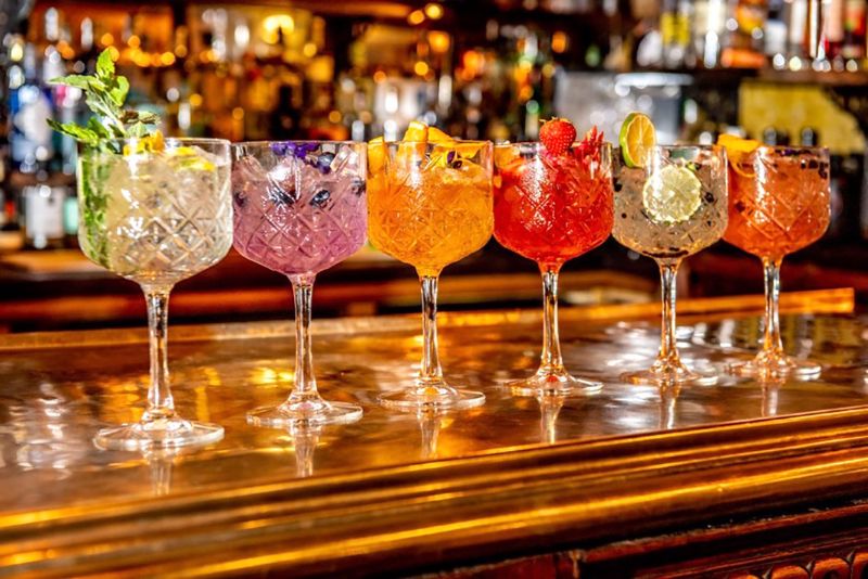 The bar will offer over 350 different varieties of gin