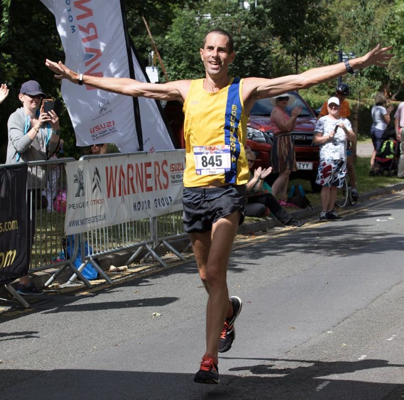 Steve Way, from Hampshire, won last year’s Gloucester Marathon in a time of two hours, 29 minutes, 45 seconds