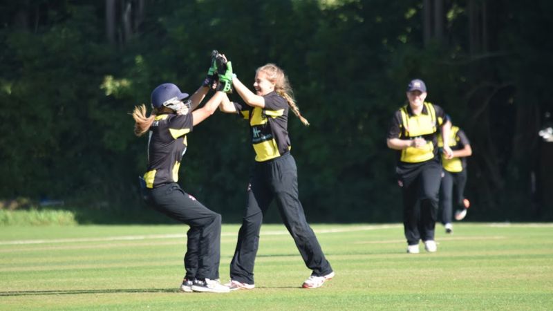 Alice Hill, right, will captain Gloucestershire Women this season