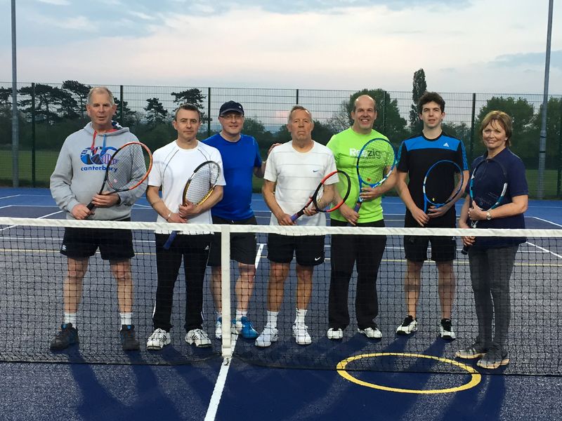 Members of Tewkesbury Tennis Club