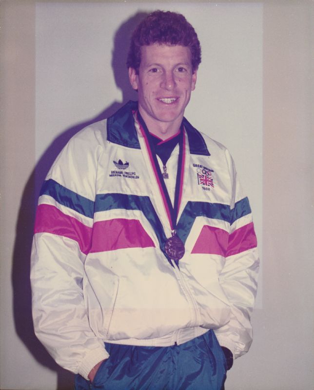 Richard Phelps pictured in 1993 with his world championship medal