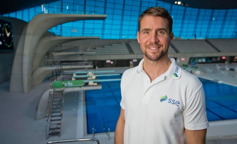Leon at a recent photoshoot at Barcelona’s Olympic pool