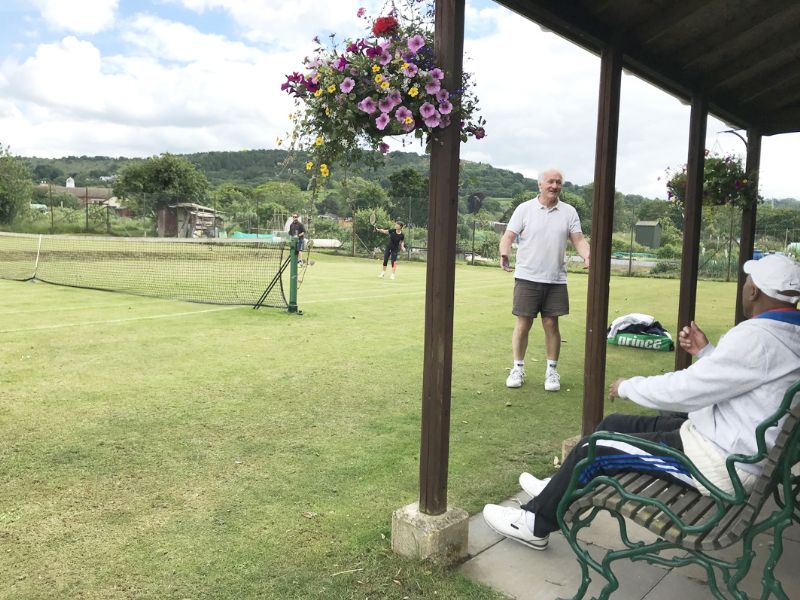 Leckhampton Lawn Tennis Club is a beautiful place to play tennis