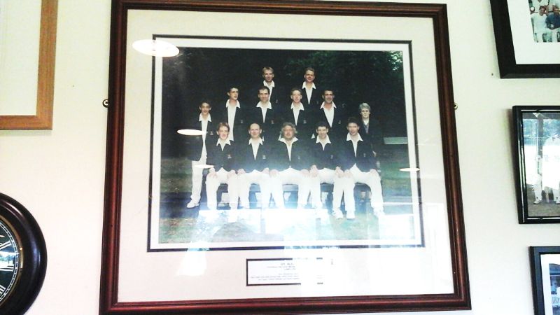The Apperley team who reached the final of the National Village Knockout at Lord’s in 1998
