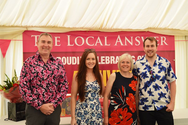Dave, Lois, Helen and Robert were proud to celebrate The Local Answer’s 10th Anniversary with customers, contributors, suppliers, friends and family.