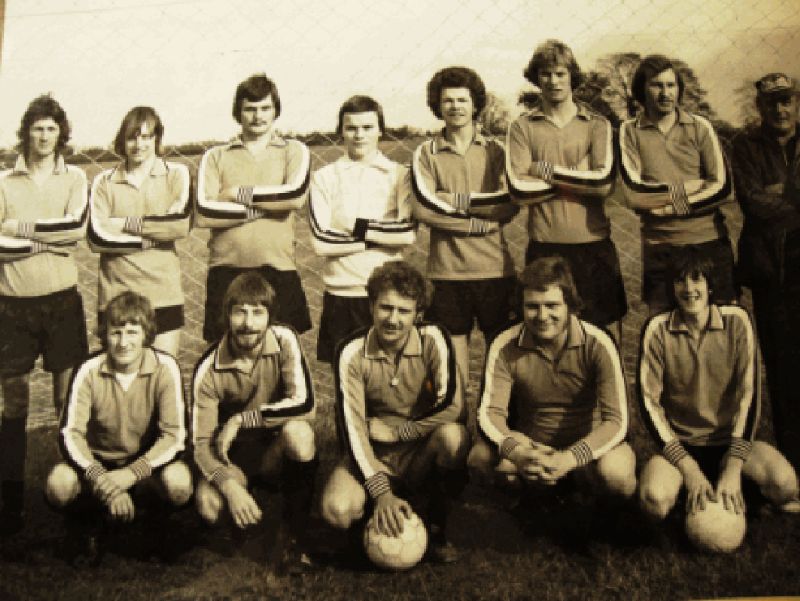 The Beeches in 1976/77, back row, from left: Nick Noone, Sam Windsor, Dave Coleman, Phil Coleman, Martin Risby, Vince Brennan, John Trueman, Ron Coleman, manager. Front row, from left: Dennis Jones, Tom Prewitt, Paul Vizor, Mick Ricketts and Andrew Kilby
