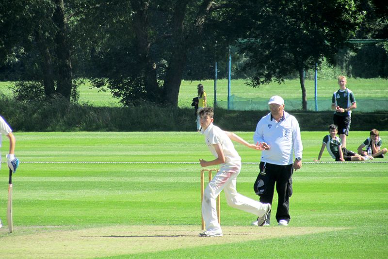 Bourton Vale’s Max Shepherd in action for Gloucestershire under-14s