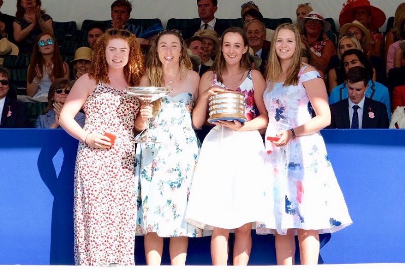 The winning girls’ team at Henley. Picture, Ben Rodford Photography
