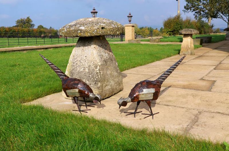 Zimbolic’s pheasants are amongst their most popular sculptures