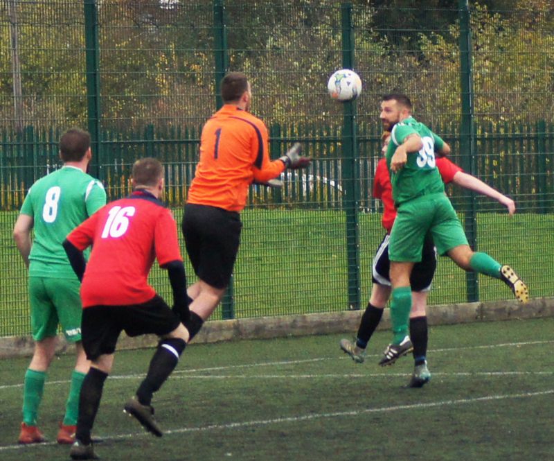 Action from Leckhampton Rovers against Windyridge Rovers