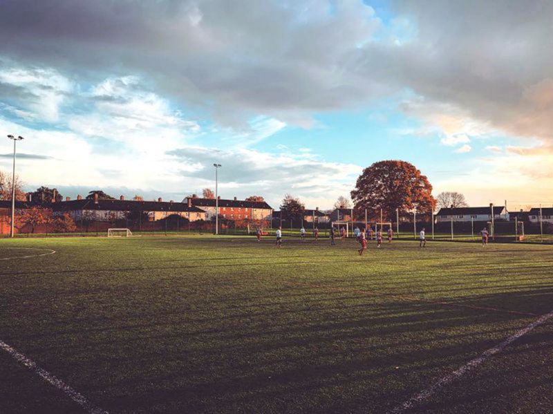 The all-weather pitches at All Saints