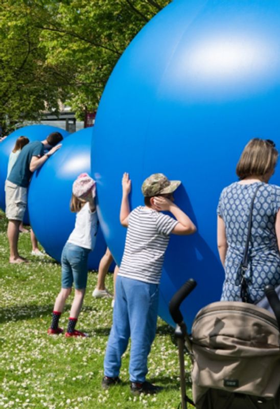 The musical orbs were a popular installation at previous festivals. Picture: Still Moving