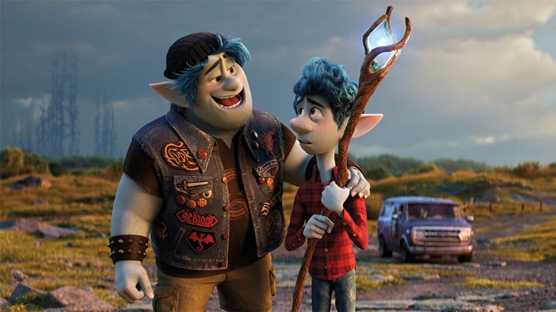 Barley and Ian Lightfoot. Picture: Disney Pixar