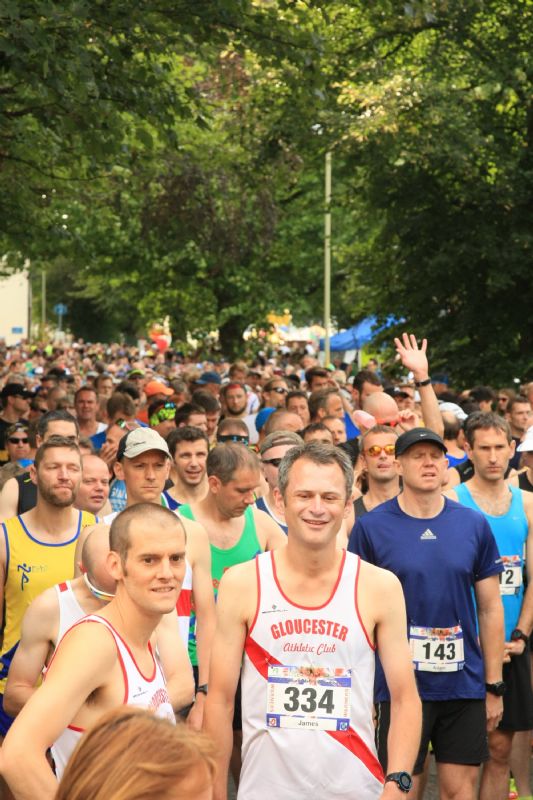 The Gloucester Marathon, which incorporates a half marathon, starts at 8am on Sunday