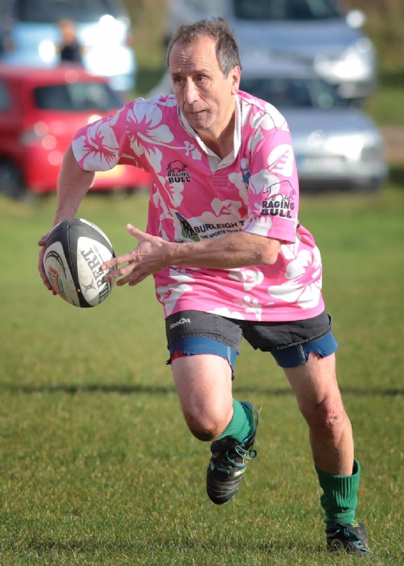 Clive Eagles has played more games for Minchinhampton Rugby Club than anyone else