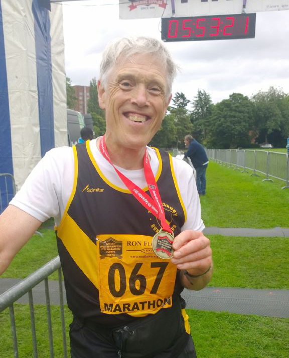 Phillip Howells ran his first marathon in 1982