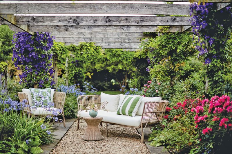 Garden furniture interior design exterior