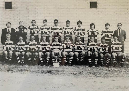 The Stow-on-the-Wold team who won the Cheltenham Combination Senior Cup in 1990