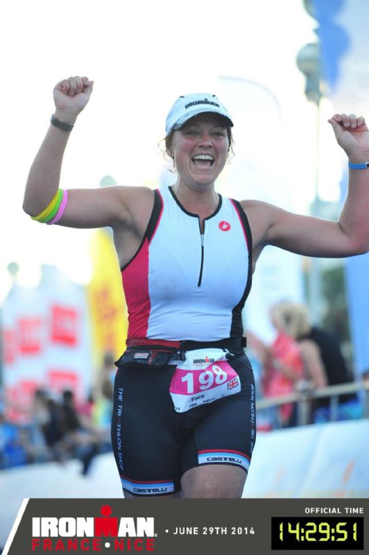 Tara Truman took part in her first Ironman in Nice