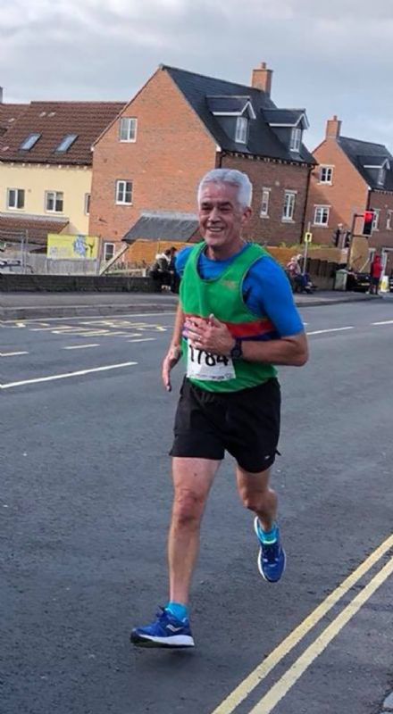 Jim Adams has been running half marathons for 40 years