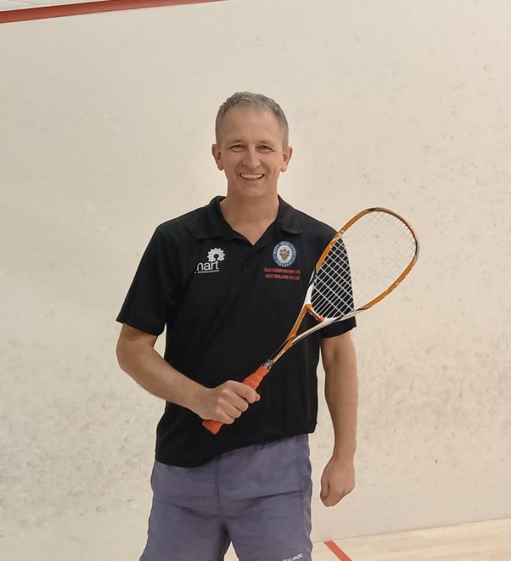 John Sumner is captain of Cotswold Squash Club