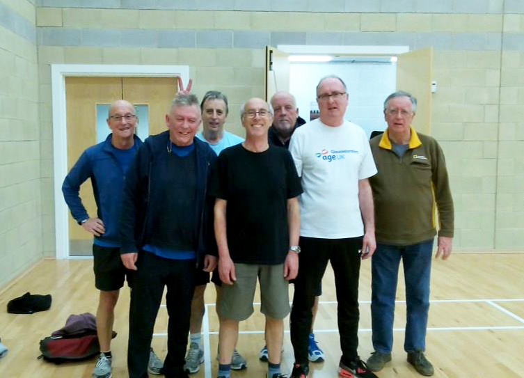 Walking football at Coopers Edge