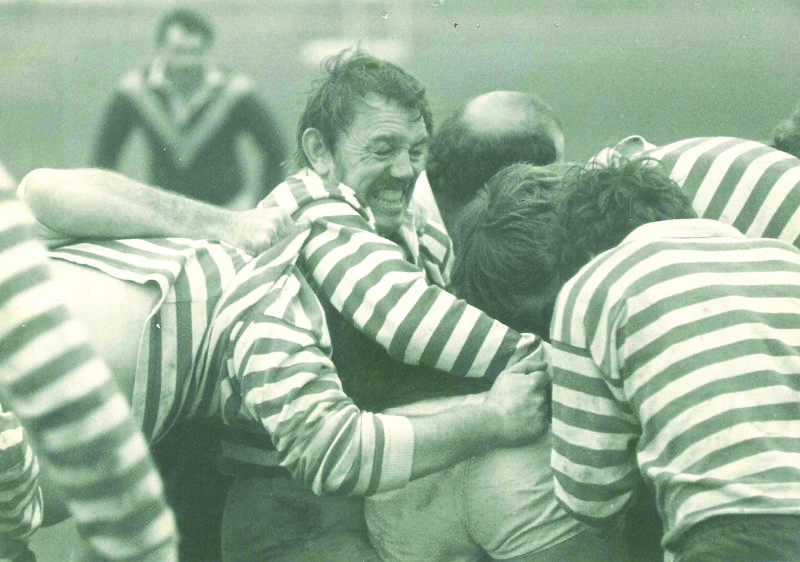 Bob Ellis in his playing days for Smiths. The club president is “in awe” of what Smiths have achieved in recent times