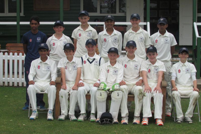 The successful Gloucestershire Under 14 team