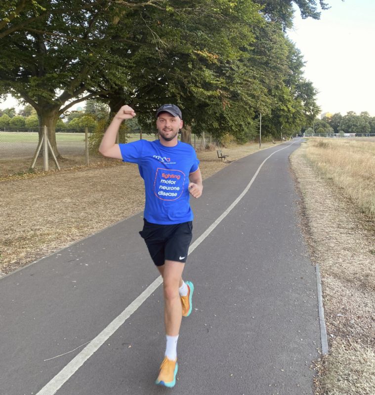 Luke Robson is running 5K every day for 365 days to raise money for the Motor Neurone Disease Association