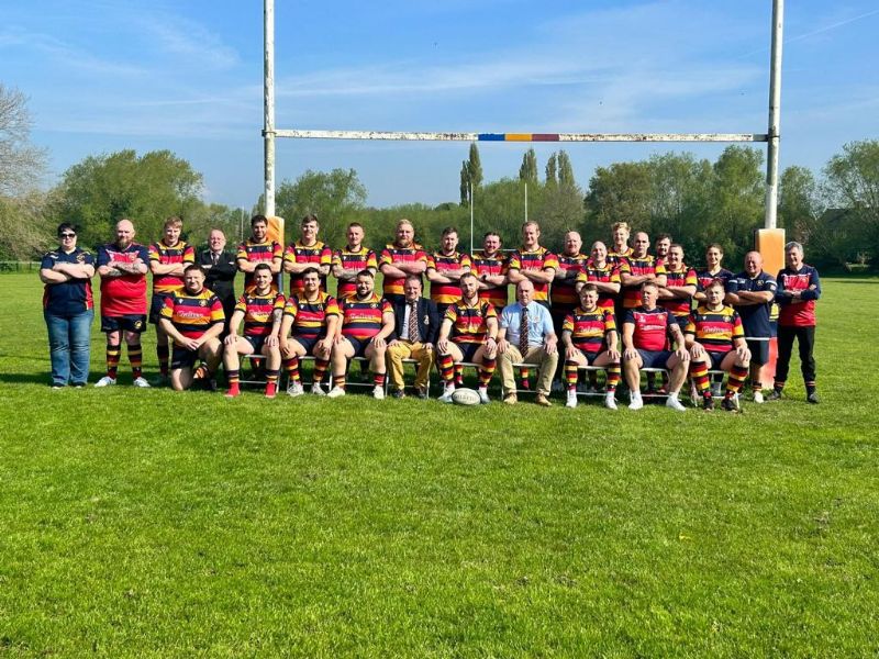 Gloucester Old Boys before their semi-final at Old Georgians