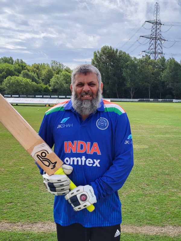 Ahmedi Saleh has played for India Over-50s