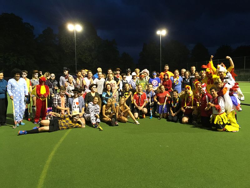 Teams dressed up as zombies, 70s disco dancers and grandmas and grandads