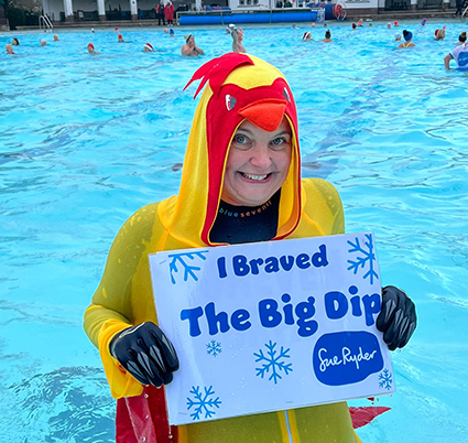 The Big Dip has raised more than £17,000